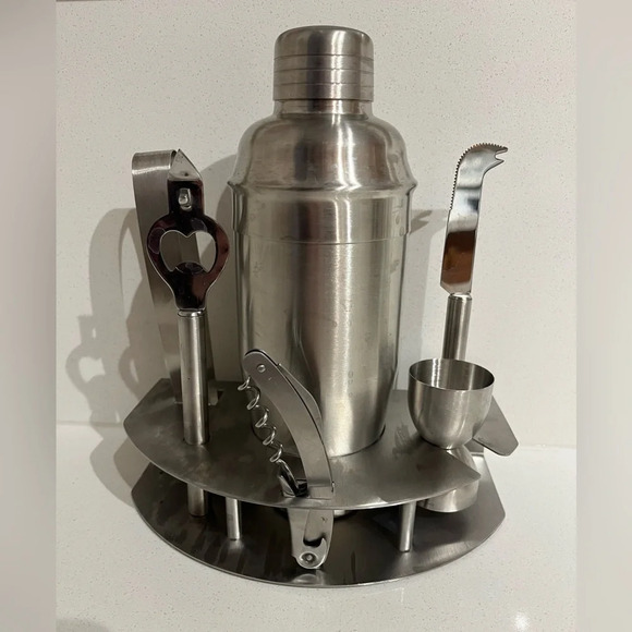 Hampton Home Other - Vintage Hampton @ Home Entertainment 7 Piece Bar Caddy Set